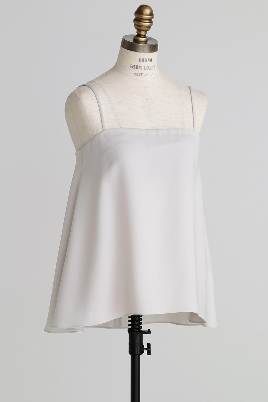 【ヒューエルミュージアム/hueLe Museum】の【hLM】スムージーサテンパッド付きキャミ 人気、トレンドファッション・服の通販 founy(ファニー) 　ファッション　Fashion　レディースファッション　Fashion for Women　トップス・カットソー　Cut & Sew Tops　キャミソール&ノースリーブ　Camisoles & Sleeveless Tops　シャツ・ブラウス・オフィスカジュアル　Elegant Blouses & Button-Ups　ロングTシャツ・Tシャツ　Longline T-Shirts & Tees　カットソー・ベーシックTシャツ　Cut-and-Sewn Tops / Stretch Tees & Basics　インナー　Innerwear　キャミ　Camisole, Cami Top　キャミソール　Camisole, Spaghetti Strap Top　サテン　Satin, Glossy Fabric　ジャケット　Jacket, Outerwear　タンク　Tank Top, Sleeveless Top　フレア　Flare, Flared　エレガント 上品　Elegant　other-2|ID: prp329100004926495 ipo3291000000036965685