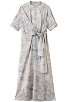 【クラネ/CLANE】のSTAND COLLAR WAIST TIE ONEPIECE/ワンピース 人気、トレンドファッション・服の通販 founy(ファニー) ファッション Fashion レディースファッション Fashion for Women ワンピース Dresses チュニック Tunic Tops & Dresses スタンド Stand Collar, Upright Stand スリーブ Sleeve, Long Sleeve / Short Sleeve チュニック Tunic, Long Top マーブル Marble, Marble Pattern ロング Long, Long-Length thumbnail BLUE|ID: prp329100004926497 ipo3291000000036965700