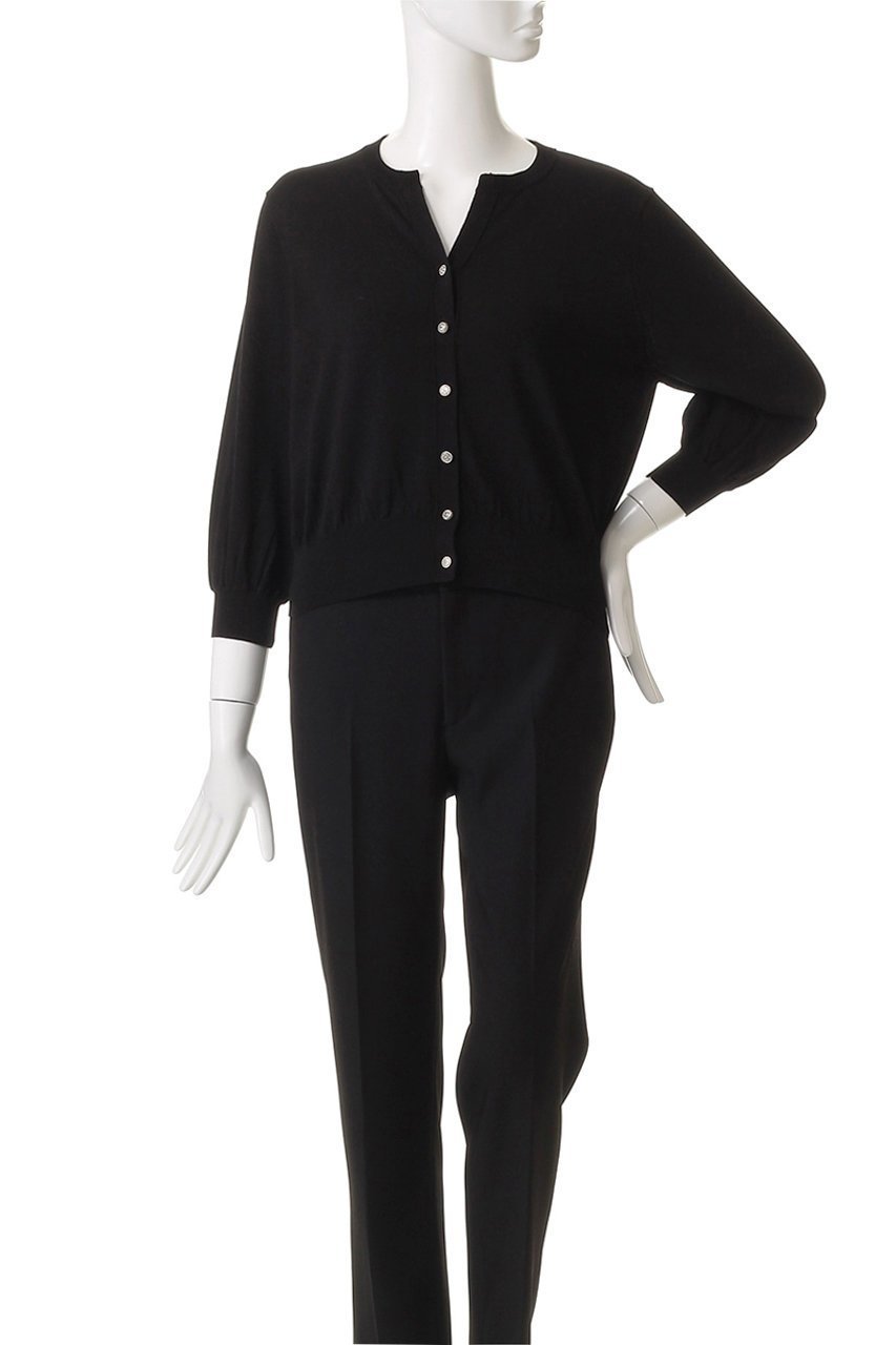 【アナイ/ANAYI】のキーネックアソート釦カーディガン 人気、トレンドファッション・服の通販 founy(ファニー) 　ファッション　Fashion　レディースファッション　Fashion for Women　トップス・カットソー　Cut & Sew Tops　ニット　Knit Tops & Sweaters　カーディガン・羽織り　Layered Style Cardigans　カーディガン　Cardigan, Knitwear　リュクス　Luxury, Elegant, High-End, Chic　ロング　Long, Long-Length　羽織　Haori, Light Jacket　other-2|ID: prp329100004926504 ipo3291000000036965753