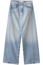 【マザー/MOTHER】のTHE HALF PIPE ANKLE FRAY ワイドカーブデニム (TRL) ライトブルー|ID: prp329100004926505 ipo3291000000037365280