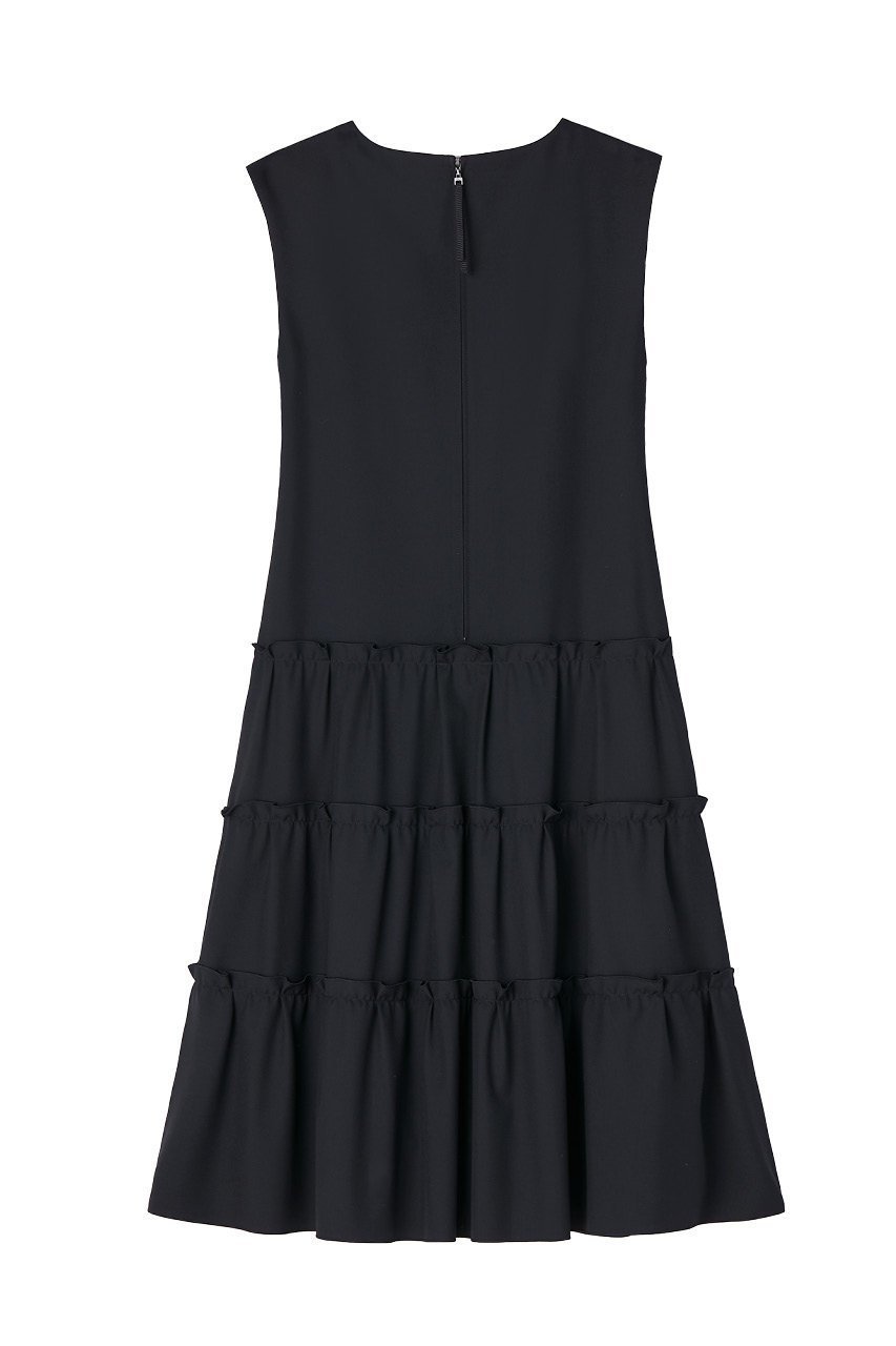 【デイジーリン/DAISY LIN】のDress “Millefeuille V Slim” 人気、トレンドファッション・服の通販 founy(ファニー) 　ファッション　Fashion　レディースファッション　Fashion for Women　ワンピース　Dresses　フォーマル・パーティードレス・結婚式用ドレス　Elegant & Casual Dresses　チュニック　Tunic Tops & Dresses　ウォッシャブル　Machine Washable　チュニック　Tunic, Long Top　フェミニン　Feminine, Girly　フリル　Frill, Ruffle　other-2|ID: prp329100004926506 ipo3291000000036965768