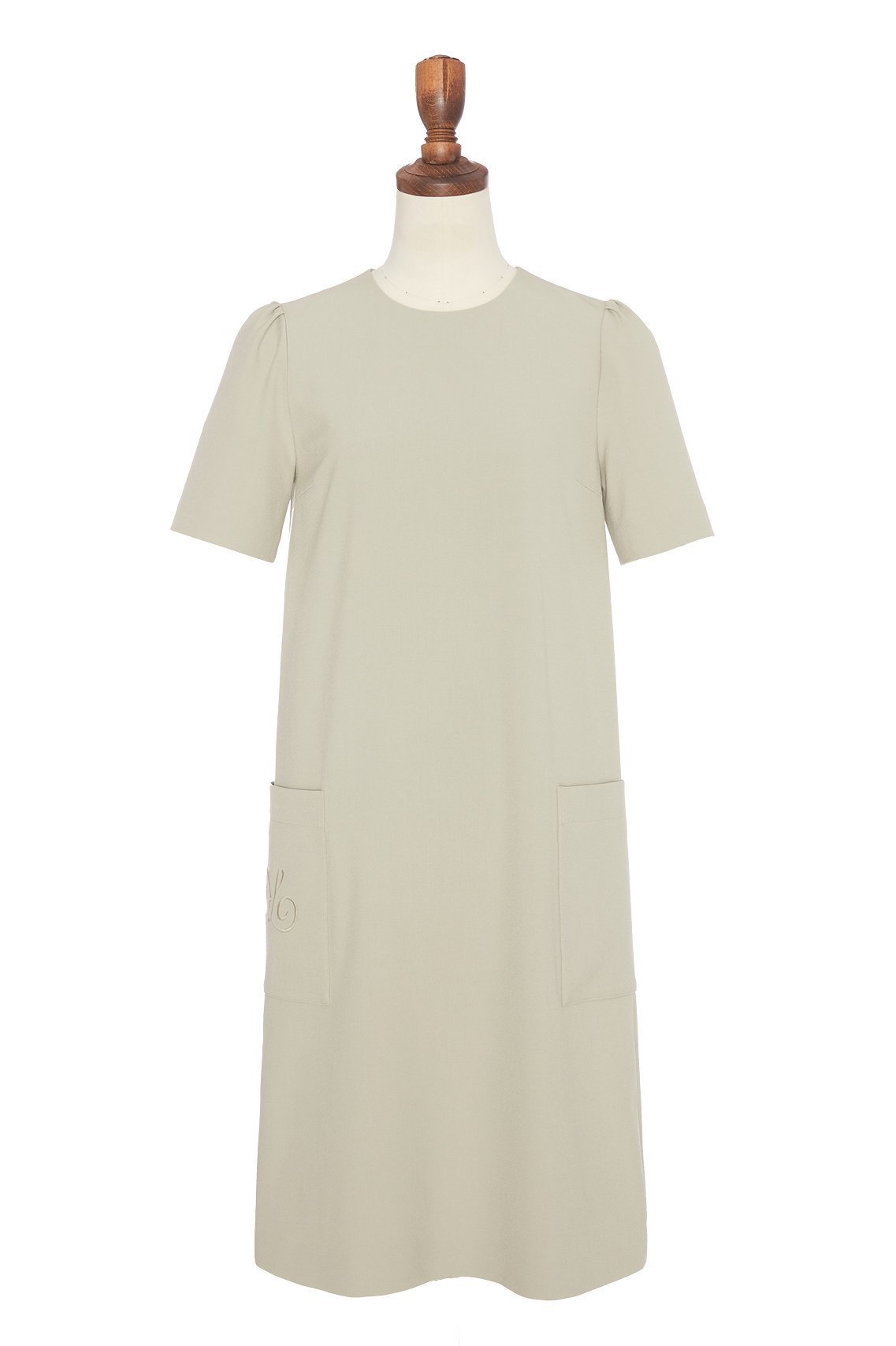 【デイジーリン/DAISY LIN】のDress “Daisy Elegant Sleeve” インテリア・キッズ・メンズ・レディースファッション・服の通販 founy(ファニー) 　ファッション　Fashion　レディースファッション　Fashion for Women　ワンピース　Dresses　フォーマル・パーティードレス・結婚式用ドレス　Elegant & Casual Dresses　チュニック　Tunic Tops & Dresses　ウォッシャブル　Machine Washable　ジュエリー　Jewelry, Accessories　スタイリッシュ　Stylish, Fashionable　チュニック　Tunic, Long Top　ドレス　Dress, One-Piece　定番　Standard, Basic Item　パッチ　Patch, Appliqué　ボックス　Boxy, Box Shape　ポケット　Pocket, Pocket Detail　エレガント 上品　Elegant　セレモニー　Ceremony　ビジネス 仕事 通勤　Business / Work / Commuting　デイジーベージュ|ID: prp329100004926507 ipo3291000000036965772