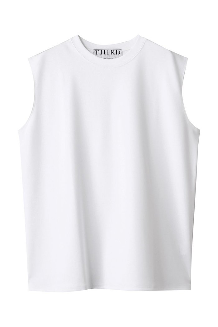 【サードマガジン/THIRD MAGAZINE】のスリーブレスTシャツ インテリア・キッズ・メンズ・レディースファッション・服の通販 founy(ファニー) https://founy.com/ ファッション Fashion レディースファッション Fashion for Women トップス・カットソー Cut & Sew Tops キャミソール&ノースリーブ Camisoles & Sleeveless Tops シャツ・ブラウス・オフィスカジュアル Elegant Blouses & Button-Ups ロングTシャツ・Tシャツ Longline T-Shirts & Tees カットソー・ベーシックTシャツ Cut-and-Sewn Tops / Stretch Tees & Basics キャミソール Camisole, Spaghetti Strap Top シンプル Simple, Minimal スリーブ Sleeve, Long Sleeve / Short Sleeve タンク Tank Top, Sleeveless Top 定番 Standard, Basic Item |ID: prp329100004926508 ipo3291000000036965777