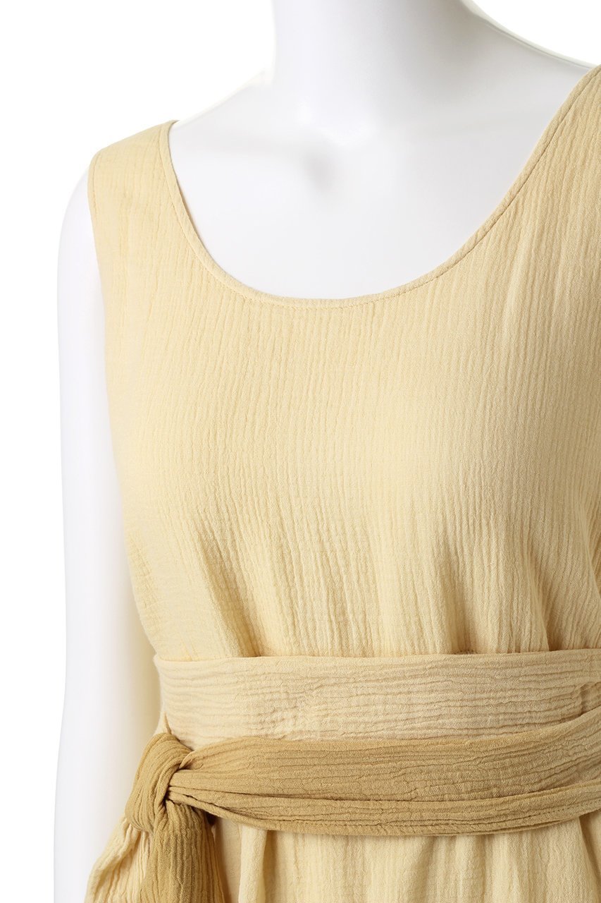 【マリリンムーン/MARILYN MOON】の【WALANCE】ナチュラルダイコットンガーゼスリーブレスドレス 人気、トレンドファッション・服の通販 founy(ファニー) 　ファッション　Fashion　レディースファッション　Fashion for Women　ワンピース　Dresses　フォーマル・パーティードレス・結婚式用ドレス　Elegant & Casual Dresses　チュニック　Tunic Tops & Dresses　チュニック　Tunic, Long Top　ドレス　Dress, One-Piece　フレア　Flare, Flared　リゾート　Resort, Vacation Style　リラックス　Relax, Relaxed Fit　ロング　Long, Long-Length　other-5|ID: prp329100004926510 ipo3291000000036965796