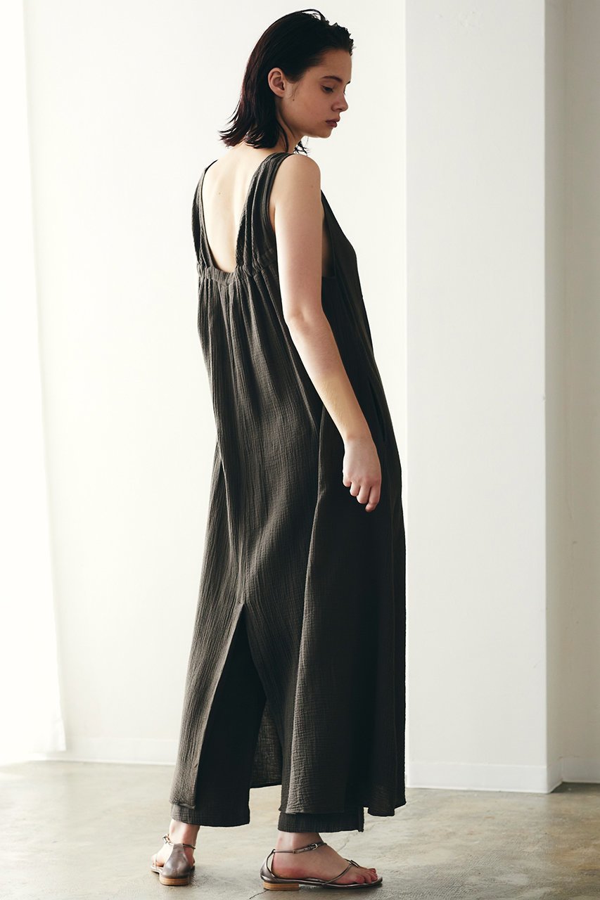 【マリリンムーン/MARILYN MOON】の【WALANCE】ナチュラルダイコットンガーゼスリーブレスドレス 人気、トレンドファッション・服の通販 founy(ファニー) 　ファッション　Fashion　レディースファッション　Fashion for Women　ワンピース　Dresses　フォーマル・パーティードレス・結婚式用ドレス　Elegant & Casual Dresses　チュニック　Tunic Tops & Dresses　チュニック　Tunic, Long Top　ドレス　Dress, One-Piece　フレア　Flare, Flared　リゾート　Resort, Vacation Style　リラックス　Relax, Relaxed Fit　ロング　Long, Long-Length　other-7|ID: prp329100004926510 ipo3291000000036965798