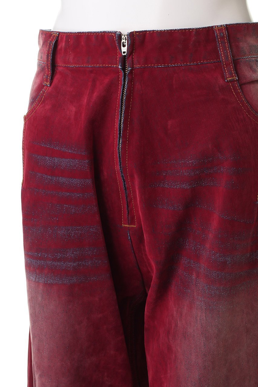 【プランク プロジェクト/PRANK PROJECT】のフロッキーデニムパンツ / Flocky Denim Pants 人気、トレンドファッション・服の通販 founy(ファニー) 　ファッション　Fashion　レディースファッション　Fashion for Women　パンツ　Pants & Trousers　デニムパンツ・ジーンズ・美脚デニム　Denim Jeans & Pants　ウォーム　Warm Fabric　デニム　Denim, Jeans Material　バランス　Balance, Style Balance　パッチ　Patch, Appliqué　フェミニン　Feminine, Girly　フロント　Front, Front Design　ブルゾン　Blouson, Bomber Jacket　おすすめ　Recommended / Our Picks　other-5|ID: prp329100004926522 ipo3291000000036965905