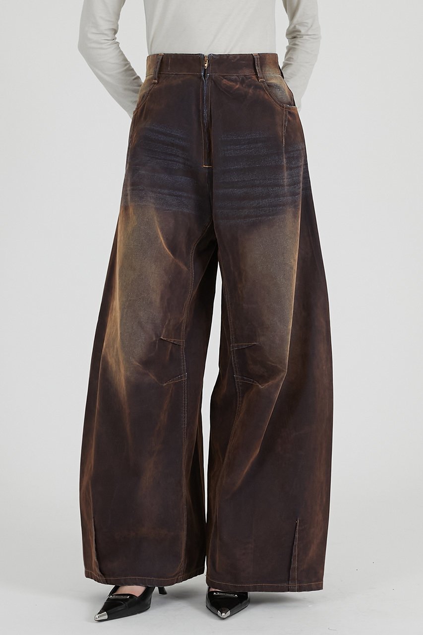 【プランク プロジェクト/PRANK PROJECT】のフロッキーデニムパンツ / Flocky Denim Pants 人気、トレンドファッション・服の通販 founy(ファニー) 　ファッション　Fashion　レディースファッション　Fashion for Women　パンツ　Pants & Trousers　デニムパンツ・ジーンズ・美脚デニム　Denim Jeans & Pants　ウォーム　Warm Fabric　デニム　Denim, Jeans Material　バランス　Balance, Style Balance　パッチ　Patch, Appliqué　フェミニン　Feminine, Girly　フロント　Front, Front Design　ブルゾン　Blouson, Bomber Jacket　おすすめ　Recommended / Our Picks　other-6|ID: prp329100004926522 ipo3291000000036965906