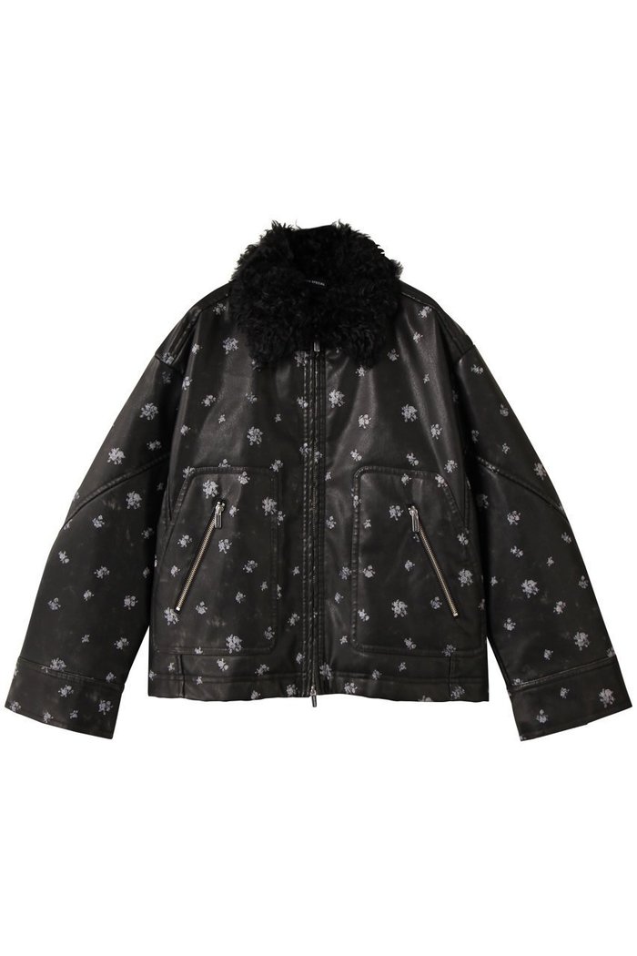【メゾンスペシャル/MAISON SPECIAL】の2way Collar Small Flower faux Leather Blouson/2WAYカラースモールフラワーフェイクレザーブルゾン インテリア・キッズ・メンズ・レディースファッション・服の通販 founy(ファニー) https://founy.com/ ファッション Fashion レディースファッション Fashion for Women アウター Coat / Outerwear Collection レディースジャケット・軽アウター Jackets ブルゾンジャケット・スポーティアウター Blouson Jackets インナー Innerwear クール Cool, Chic シンプル Simple, Minimal ジップ Zip, Zipper ジップアップ Zip-Up, Full Zip ジャケット Jacket, Outerwear フェイクレザー Faux Leather, PU Leather フェミニン Feminine, Girly フロント Front, Front Design ブルゾン Blouson, Bomber Jacket プリント Print, Printed Pattern ポケット Pocket, Pocket Detail 防寒 Cold Protection, Winter-Ready ミックス Mix, Mixed Style ライダース Riders |ID: prp329100004926523 ipo3291000000036965909