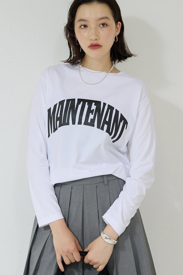 【ガリャルダガランテ/GALLARDAGALANTE】のラウンドロゴT インテリア・キッズ・メンズ・レディースファッション・服の通販 founy(ファニー) https://founy.com/ ファッション Fashion レディースファッション Fashion for Women トップス・カットソー Cut & Sew Tops シャツ・ブラウス・オフィスカジュアル Elegant Blouses & Button-Ups ロングTシャツ・Tシャツ Longline T-Shirts & Tees カットソー・ベーシックTシャツ Cut-and-Sewn Tops / Stretch Tees & Basics シンプル Simple, Minimal スリーブ Sleeve, Long Sleeve / Short Sleeve ラウンド Round, Round Neck ロング Long, Long-Length |ID: prp329100004926531 ipo3291000000036965986