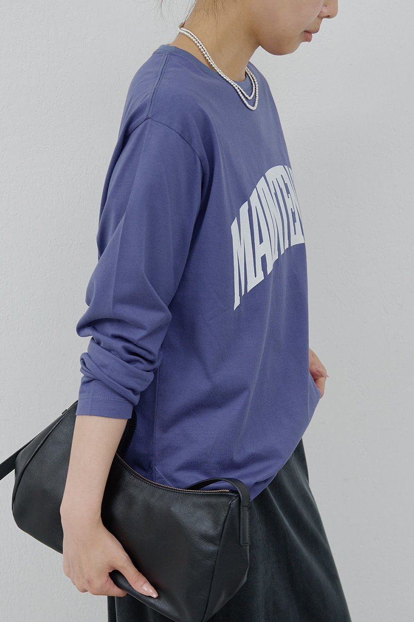 【ガリャルダガランテ/GALLARDAGALANTE】のラウンドロゴT 人気、トレンドファッション・服の通販 founy(ファニー) 　ファッション　Fashion　レディースファッション　Fashion for Women　トップス・カットソー　Cut & Sew Tops　シャツ・ブラウス・オフィスカジュアル　Elegant Blouses & Button-Ups　ロングTシャツ・Tシャツ　Longline T-Shirts & Tees　カットソー・ベーシックTシャツ　Cut-and-Sewn Tops / Stretch Tees & Basics　シンプル　Simple, Minimal　スリーブ　Sleeve, Long Sleeve / Short Sleeve　ラウンド　Round, Round Neck　ロング　Long, Long-Length　other-6|ID: prp329100004926531 ipo3291000000036965993