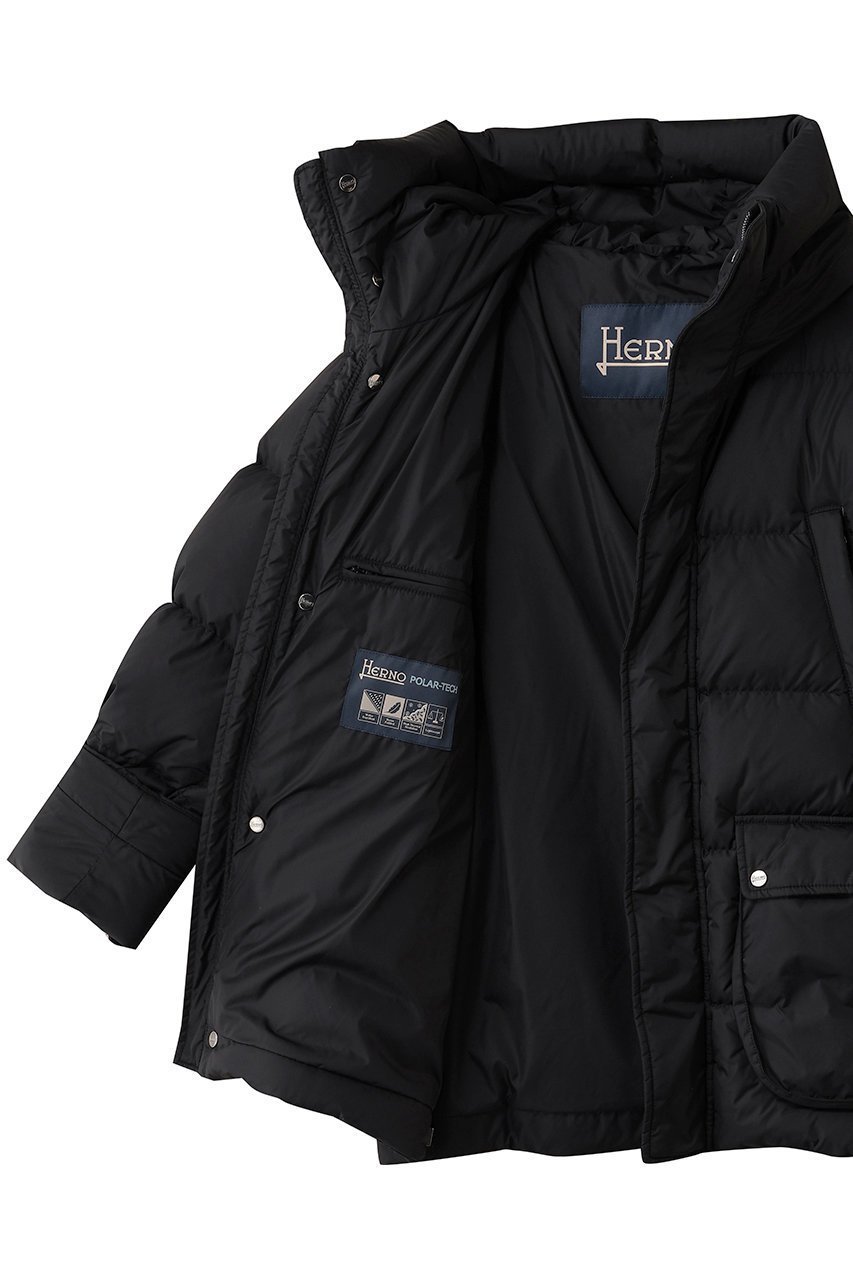 【ヘルノ/HERNO / MEN】の【MEN】はっ水ナイロン ダウンフーディーブルゾン 人気、トレンドファッション・服の通販 founy(ファニー) 　ファッション　Fashion　メンズファッション　Fashion for Men　ジャケット　Jacket, Outerwear　スリーブ　Sleeve, Long Sleeve / Short Sleeve　ダウン　Down, Puffer　ブルゾン　Blouson, Bomber Jacket　ポケット　Pocket, Pocket Detail　メタル　Metal, Metal Parts　ロング　Long, Long-Length　A/W・秋冬　Autumn/Winter　other-6|ID: prp329100004926532 ipo3291000000036966001