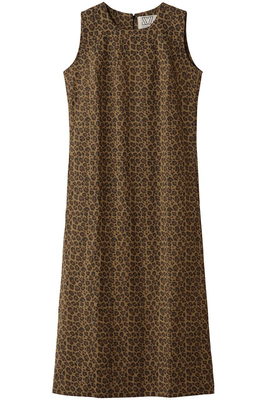 【エスゼット ブロックプリント/SZ Blockprints】のLONG RINA DRESS LEOPARD ノースリーブロングドレス インテリア・キッズ・メンズ・レディースファッション・服の通販 founy(ファニー) 　ファッション　Fashion　レディースファッション　Fashion for Women　ワンピース　Dresses　フォーマル・パーティードレス・結婚式用ドレス　Elegant & Casual Dresses　チュニック　Tunic Tops & Dresses　サンダル　Sandals, Summer Shoes　シューズ　Shoes, Footwear　スマート　Smart, Elegant　チュニック　Tunic, Long Top　ドレス　Dress, One-Piece　フラット　Flat, Flat Shoes　レオパード　Leopard, Animal Print　ロング　Long, Long-Length　エレガント 上品　Elegant　ブラウン|ID: prp329100004926538 ipo3291000000036966046