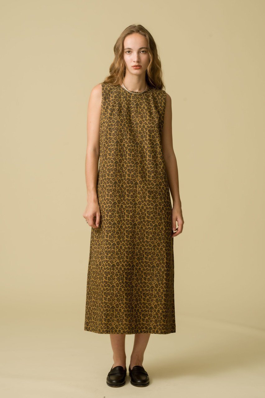 【エスゼット ブロックプリント/SZ Blockprints】のLONG RINA DRESS LEOPARD ノースリーブロングドレス 人気、トレンドファッション・服の通販 founy(ファニー) 　ファッション　Fashion　レディースファッション　Fashion for Women　ワンピース　Dresses　フォーマル・パーティードレス・結婚式用ドレス　Elegant & Casual Dresses　チュニック　Tunic Tops & Dresses　サンダル　Sandals, Summer Shoes　シューズ　Shoes, Footwear　スマート　Smart, Elegant　チュニック　Tunic, Long Top　ドレス　Dress, One-Piece　フラット　Flat, Flat Shoes　レオパード　Leopard, Animal Print　ロング　Long, Long-Length　エレガント 上品　Elegant　other-6|ID: prp329100004926538 ipo3291000000036966051