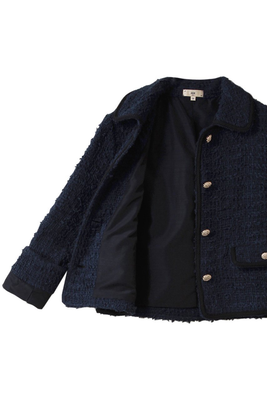 【エムダブリュー/MW】のFRINGE ツイード ジャケット 人気、トレンドファッション・服の通販 founy(ファニー) 　ファッション　Fashion　レディースファッション　Fashion for Women　アウター　Coat / Outerwear Collection　レディースジャケット・軽アウター　Jackets　クラシカル　Classical, Vintage-Inspired　コンパクト　Compact, Small Size　ショート　Short, Short Length　ジャケット　Jacket, Outerwear　ツイード　Twill, Twill Weave　フランス　France, French　フリンジ　Fringe, Tassel　フレア　Flare, Flared　ボトム　Bottoms, Lower Wear　リュクス　Luxury, Elegant, High-End, Chic　other-6|ID: prp329100004926542 ipo3291000000036966082