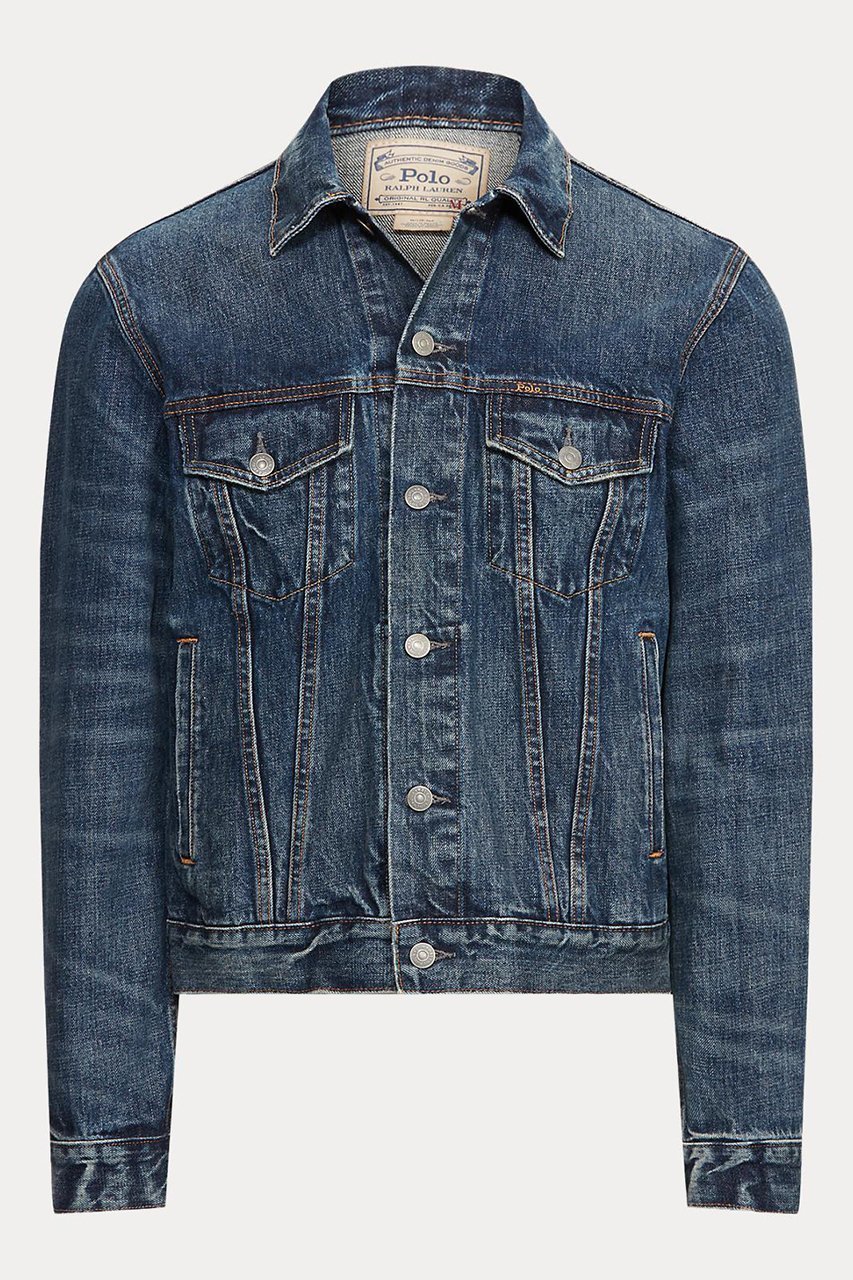 【ラルフローレン/RALPH LAUREN / MEN】の【MEN】【POLO RALPH LAUREN】フェイデッド デニム トラッカー ジャケット 人気、トレンドファッション・服の通販 founy(ファニー) 　ファッション　Fashion　メンズファッション　Fashion for Men　ジャケット　Jacket, Outerwear　デニム　Denim, Jeans Material　ブルゾン　Blouson, Bomber Jacket　 other-1|ID: prp329100004926545 ipo3291000000036966102