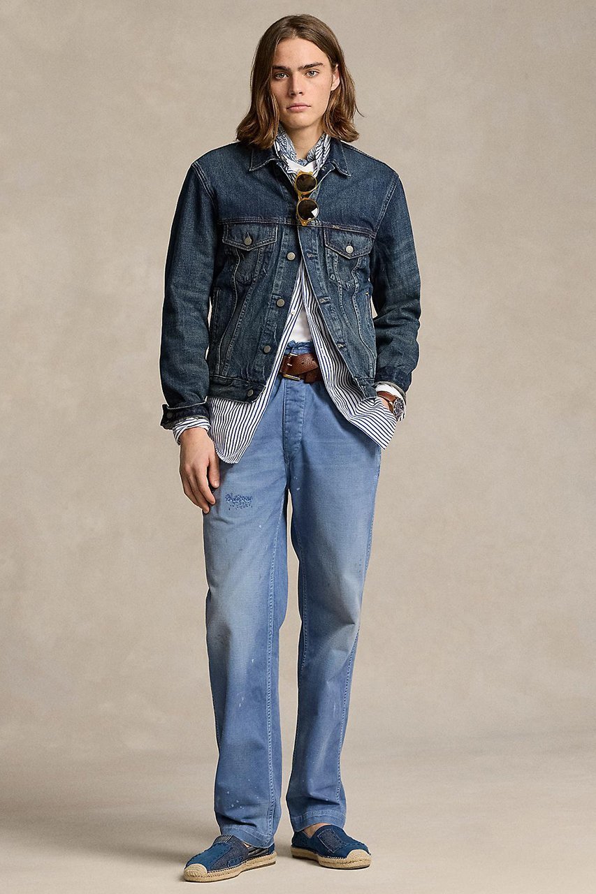 【ラルフローレン/RALPH LAUREN / MEN】の【MEN】【POLO RALPH LAUREN】フェイデッド デニム トラッカー ジャケット 人気、トレンドファッション・服の通販 founy(ファニー) 　ファッション　Fashion　メンズファッション　Fashion for Men　ジャケット　Jacket, Outerwear　デニム　Denim, Jeans Material　ブルゾン　Blouson, Bomber Jacket　other-3|ID: prp329100004926545 ipo3291000000036966105