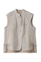 【キッドブルー/KID BLUE】のLIBERTYキルトベスト 人気、トレンドファッション・服の通販 founy(ファニー) ファッション Fashion レディースファッション Fashion for Women アウター Coat / Outerwear Collection レディースジャケット・軽アウター Jackets キルティング Quilted, Quilting キルト Quilt, Quilted Fabric ジャケット Jacket, Outerwear ストライプ Stripe, Striped Pattern パイピング Piping, Trim Design ベスト Vest, Waistcoat リボン Ribbon, Bow リラックス Relax, Relaxed Fit |ID:prp329100004926549