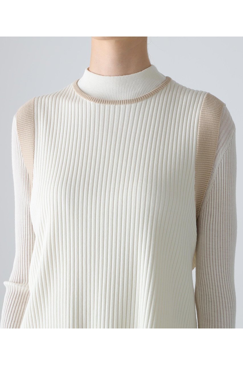 【アドーア/ADORE】のレイヤードニット 人気、トレンドファッション・服の通販 founy(ファニー) 　ファッション　Fashion　レディースファッション　Fashion for Women　トップス・カットソー　Cut & Sew Tops　ニット　Knit Tops & Sweaters　カジュアルプルオーバー・ニットトップス　Pullovers & Knit Tops / Casual Pullovers　なめらか　Smooth, Silky Texture　シルク　Silk, 100% Silk　シンプル　Simple, Minimal　ベスト　Vest, Waistcoat　エレガント 上品　Elegant　other-6|ID: prp329100004926564 ipo3291000000036966247