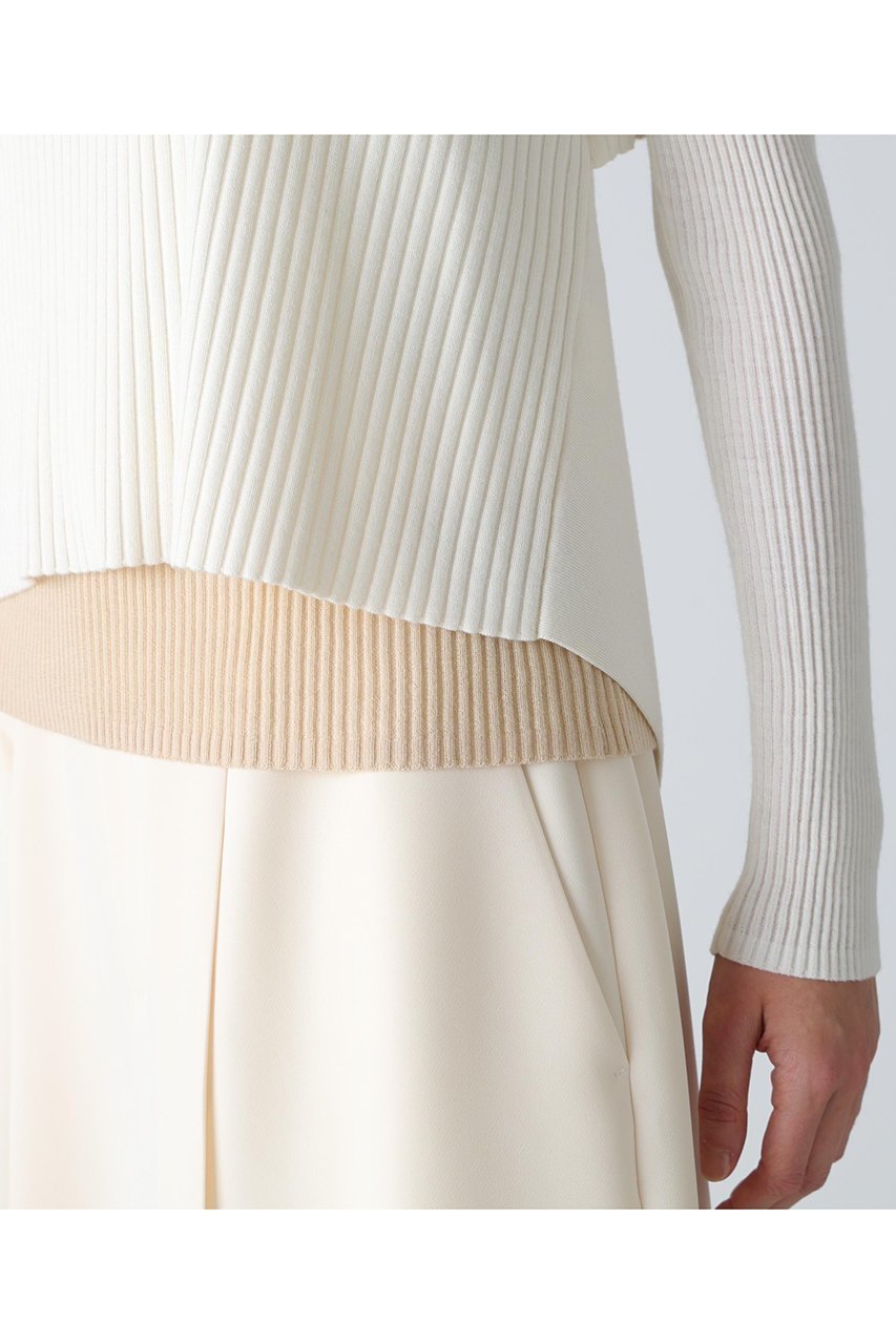 【アドーア/ADORE】のレイヤードニット 人気、トレンドファッション・服の通販 founy(ファニー) 　ファッション　Fashion　レディースファッション　Fashion for Women　トップス・カットソー　Cut & Sew Tops　ニット　Knit Tops & Sweaters　カジュアルプルオーバー・ニットトップス　Pullovers & Knit Tops / Casual Pullovers　なめらか　Smooth, Silky Texture　シルク　Silk, 100% Silk　シンプル　Simple, Minimal　ベスト　Vest, Waistcoat　エレガント 上品　Elegant　other-8|ID: prp329100004926564 ipo3291000000036966249