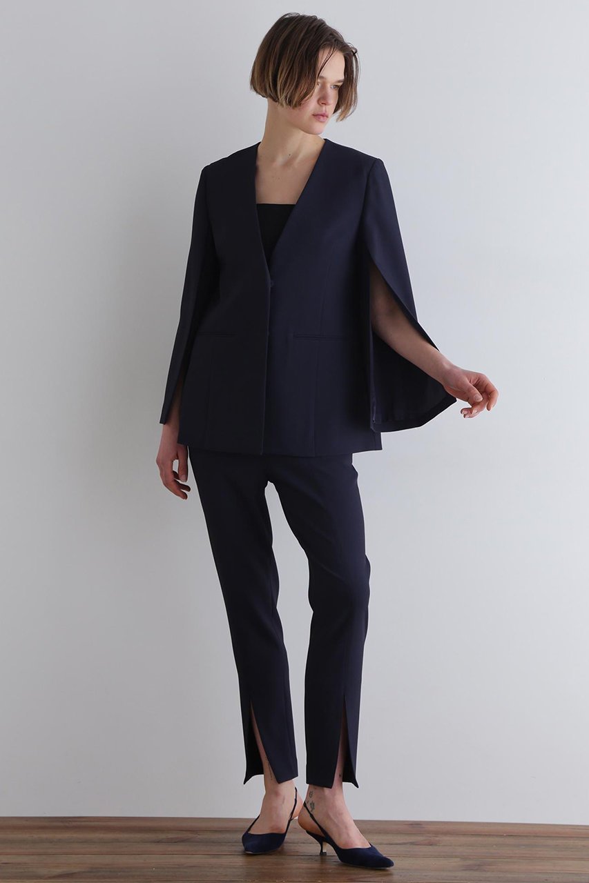 【ル フィル/LE PHIL】の2WAYツイルスリットジャケット 人気、トレンドファッション・服の通販 founy(ファニー) 　ファッション　Fashion　レディースファッション　Fashion for Women　アウター　Coat / Outerwear Collection　レディースジャケット・軽アウター　Jackets　おすすめ　Recommended / Our Picks　ショルダー　Shoulder, Shoulder Strap　ジャケット　Jacket, Outerwear　ストレッチ　Stretch, Stretchy Fabric　セットアップ　Set-Up, Coordinated Outfit　トレンド　Trend, Trending Now　フィット　Fit, Slim Fit　フロント　Front, Front Design　マニッシュ　Mannish, Boyish　人気　Popular, Best Seller　定番　Standard, Basic Item　other-4|ID: prp329100004926565 ipo3291000000036966255