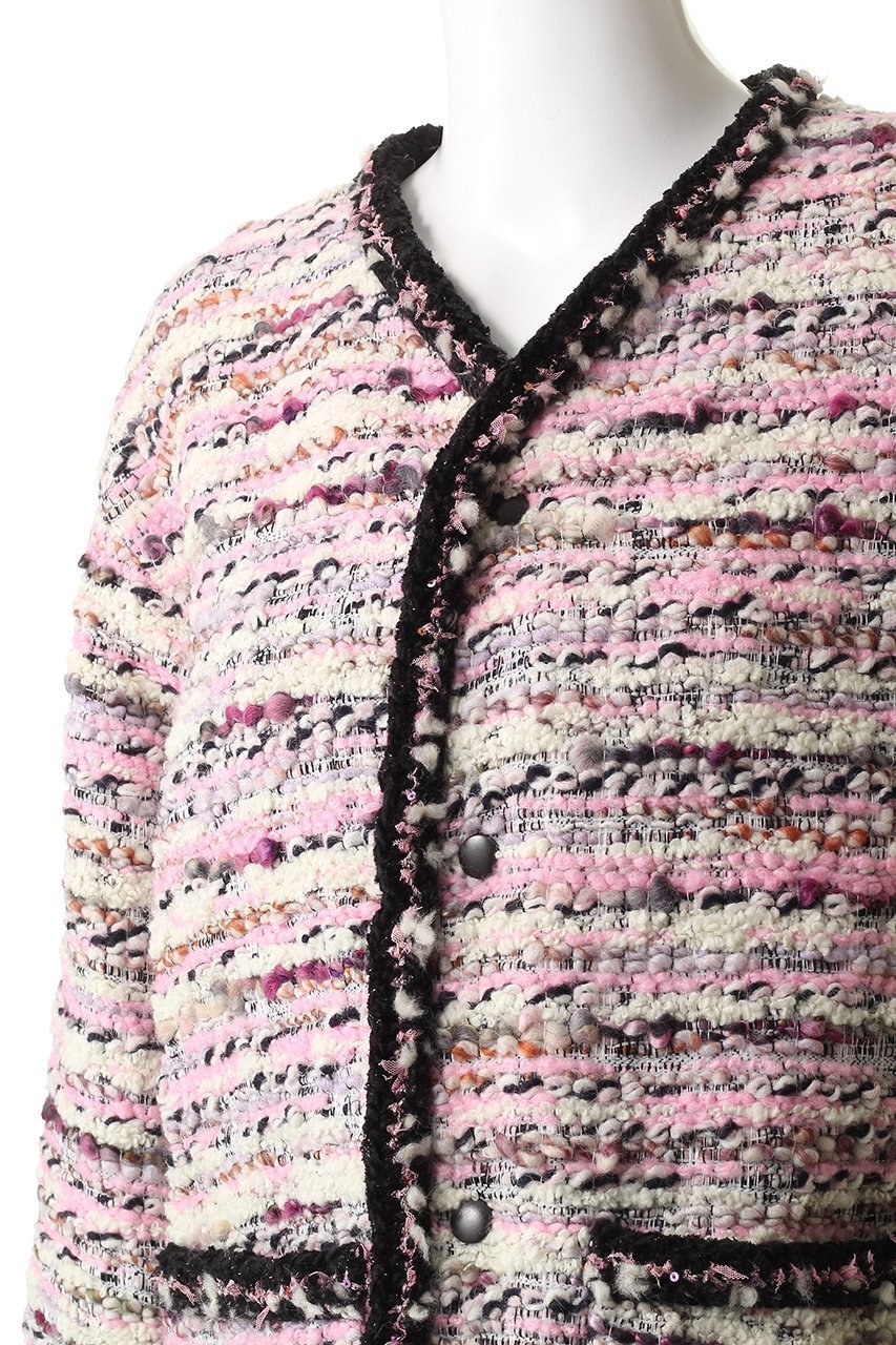 【ルール ロジェット/leur logette】のツイードジャケット 人気、トレンドファッション・服の通販 founy(ファニー) 　ファッション　Fashion　レディースファッション　Fashion for Women　アウター　Coat / Outerwear Collection　レディースジャケット・軽アウター　Jackets　ジャケット　Jacket, Outerwear　ツイード　Twill, Twill Weave　トリミング　Trimming, Decorative Edge　フランス　France, French　ブレード　Braid, Decorative Trim　ポケット　Pocket, Pocket Detail　エレガント 上品　Elegant　定番　Standard, Basic Item　手編み　Hand-Knitted, Handmade Knit　A/W・秋冬　Autumn/Winter　other-5|ID: prp329100004926575 ipo3291000000036966329