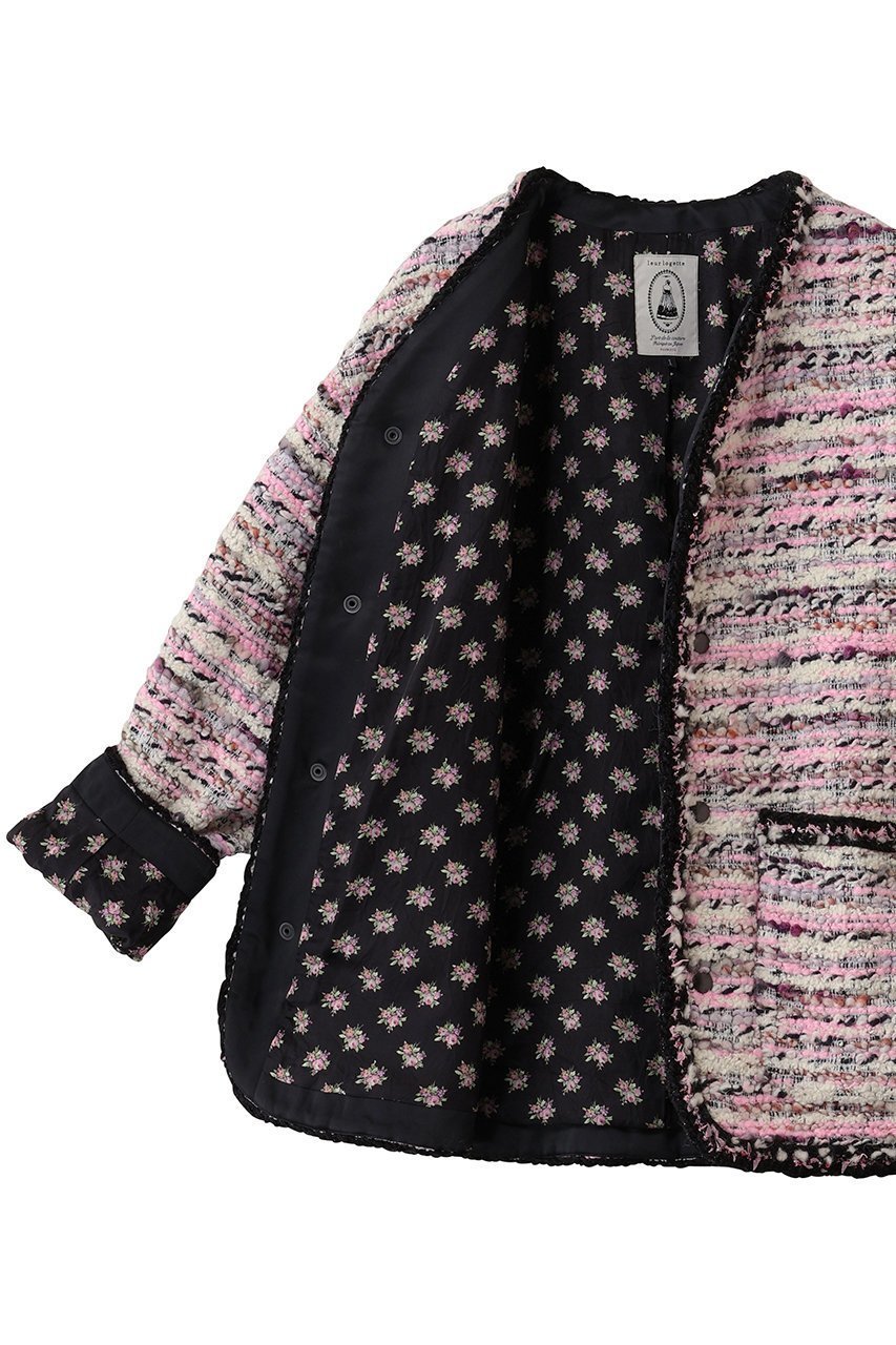 【ルール ロジェット/leur logette】のツイードジャケット 人気、トレンドファッション・服の通販 founy(ファニー) 　ファッション　Fashion　レディースファッション　Fashion for Women　アウター　Coat / Outerwear Collection　レディースジャケット・軽アウター　Jackets　ジャケット　Jacket, Outerwear　ツイード　Twill, Twill Weave　トリミング　Trimming, Decorative Edge　フランス　France, French　ブレード　Braid, Decorative Trim　ポケット　Pocket, Pocket Detail　エレガント 上品　Elegant　定番　Standard, Basic Item　手編み　Hand-Knitted, Handmade Knit　A/W・秋冬　Autumn/Winter　other-7|ID: prp329100004926575 ipo3291000000036966331