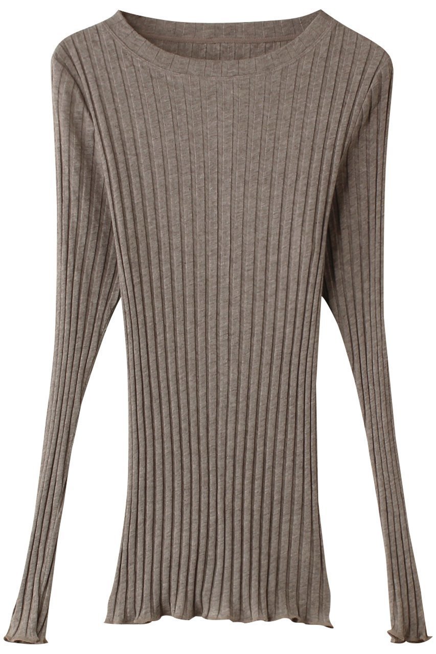 【プリスティン/PRISTINE】のフォレストグレイクループルオーバー 人気、トレンドファッション・服の通販 founy(ファニー) 　ファッション　Fashion　レディースファッション　Fashion for Women　トップス・カットソー　Cut & Sew Tops　ニット　Knit Tops & Sweaters　カジュアルプルオーバー・ニットトップス　Pullovers & Knit Tops / Casual Pullovers　なめらか　Smooth, Silky Texture　インナー　Innerwear　シンプル　Simple, Minimal　チューブ　Tube, Tube Top　リブニット　Rib Knit, Ribbed Knit　エレガント 上品　Elegant　A/W・秋冬　Autumn/Winter　長袖　Long Sleeve, Full Sleeve　 other-1|ID: prp329100004926576 ipo3291000000036966333