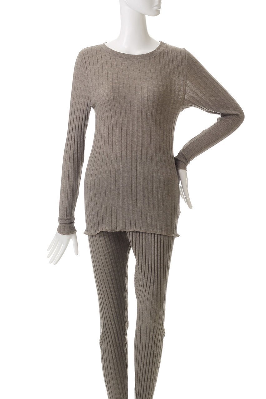 【プリスティン/PRISTINE】のフォレストグレイクループルオーバー 人気、トレンドファッション・服の通販 founy(ファニー) 　ファッション　Fashion　レディースファッション　Fashion for Women　トップス・カットソー　Cut & Sew Tops　ニット　Knit Tops & Sweaters　カジュアルプルオーバー・ニットトップス　Pullovers & Knit Tops / Casual Pullovers　なめらか　Smooth, Silky Texture　インナー　Innerwear　シンプル　Simple, Minimal　チューブ　Tube, Tube Top　リブニット　Rib Knit, Ribbed Knit　エレガント 上品　Elegant　A/W・秋冬　Autumn/Winter　長袖　Long Sleeve, Full Sleeve　other-2|ID: prp329100004926576 ipo3291000000036966335