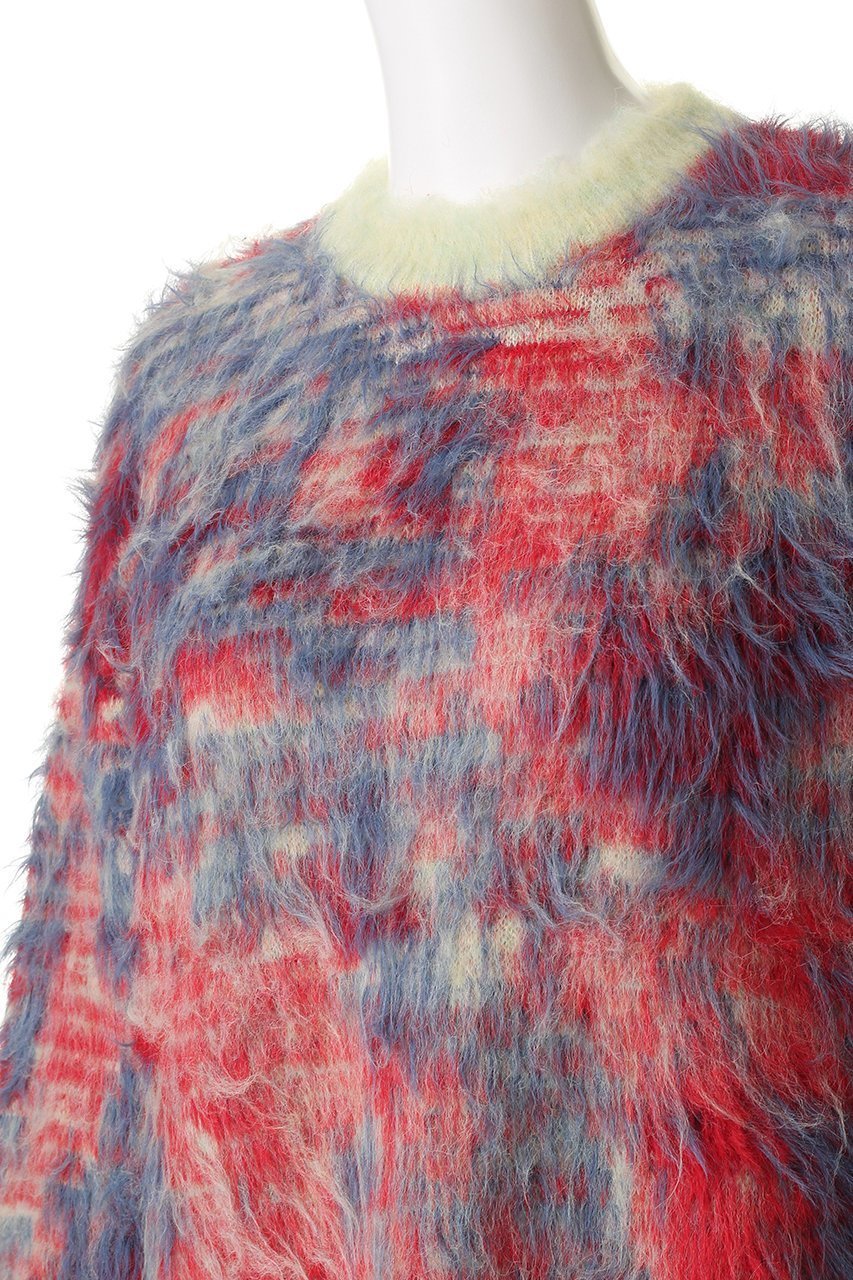 【メゾンスペシャル/MAISON SPECIAL】の【UNISEX】7GGシャギーJQDニット モザイクパターン 人気、トレンドファッション・服の通販 founy(ファニー) 　ファッション　Fashion　レディースファッション　Fashion for Women　トップス・カットソー　Cut & Sew Tops　ニット　Knit Tops & Sweaters　カジュアルプルオーバー・ニットトップス　Pullovers & Knit Tops / Casual Pullovers　ユニセックス　Unisex, Genderless　グラデーション　Gradient, Ombre　パターン　Pattern, Design Print　モザイク　Mosaic, Geometric Pattern　ラグジュアリー　Luxury, Elegant　other-5|ID: prp329100004926581 ipo3291000000036966374