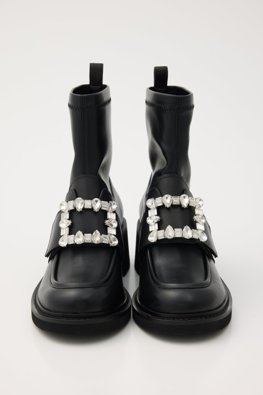 【スタッカート/STACCATO】のエルラストレッチコンビブーツ 人気、トレンドファッション・服の通販 founy(ファニー) 　ファッション　Fashion　レディースファッション　Fashion for Women　ショート　Short, Short Length　ストレッチ　Stretch, Stretchy Fabric　ストーン　Stone, Gem-Like　フィット　Fit, Slim Fit　ミドル　Middle Length, Mid Height　other-3|ID: prp329100004926592 ipo3291000000036966454