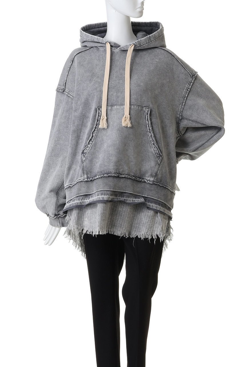 【メゾンスペシャル/MAISON SPECIAL】の【UNISEX】ダメージレイヤードフーディーPO 人気、トレンドファッション・服の通販 founy(ファニー) 　ファッション　Fashion　レディースファッション　Fashion for Women　アウター　Coat / Outerwear Collection　トップス・カットソー　Cut & Sew Tops　シャツ・ブラウス・オフィスカジュアル　Elegant Blouses & Button-Ups　レディースパーカー・カジュアルフーディー　Casual Hoodies & Sweatshirts　ロングTシャツ・Tシャツ　Longline T-Shirts & Tees　ベスト&ジレ / 重ね着スタイル　Vests & Gilets　スウェット・クルーネックトップス　Sweatshirts & Crewnecks / Relaxed Fit Sweat Tops　カットソー・ベーシックTシャツ　Cut-and-Sewn Tops / Stretch Tees & Basics　ユニセックス　Unisex, Genderless　カットソー　Cut and Sewn Top　シンプル　Simple, Minimal　スリーブ　Sleeve, Long Sleeve / Short Sleeve　ドッキング　Docking, Mixed Material　ロング　Long, Long-Length　other-2|ID: prp329100004926596 ipo3291000000036966485