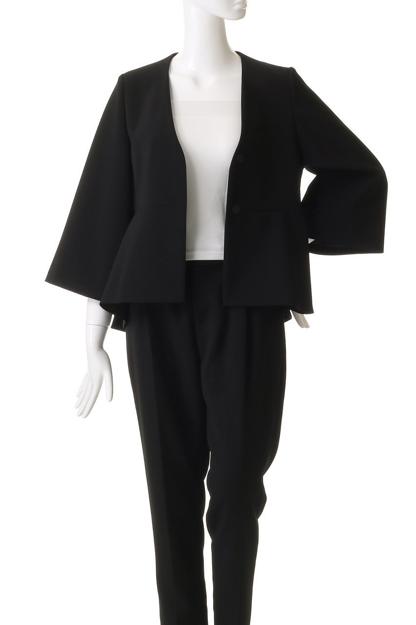 【ヒューエルミュージアム/hueLe Museum】の【hLM】ペプラムバージャケット 人気、トレンドファッション・服の通販 founy(ファニー) 　ファッション　Fashion　レディースファッション　Fashion for Women　アウター　Coat / Outerwear Collection　レディースジャケット・軽アウター　Jackets　エレガント 上品　Elegant　ジャケット　Jacket, Outerwear　フレア　Flare, Flared　ペプラム　Peplum, Flared Hem　other-7|ID: prp329100004926601 ipo3291000000036966529