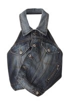 【プランク プロジェクト/PRANK PROJECT】のアシメラップデニムベスト / Asymmetric Wrap Denim Vest BLU(ブルー)|ID: prp329100004926602 ipo3291000000036966532