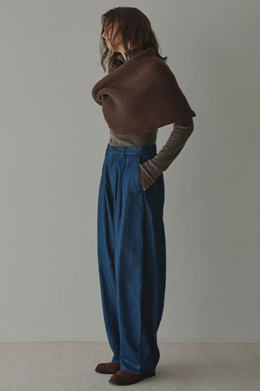 【エトレトウキョウ/ETRE TOKYO】のカーヴィータックデニムパンツ 人気、トレンドファッション・服の通販 founy(ファニー) 　ファッション　Fashion　レディースファッション　Fashion for Women　パンツ　Pants & Trousers　デニムパンツ・ジーンズ・美脚デニム　Denim Jeans & Pants　おすすめ　Recommended / Our Picks　ショート　Short, Short Length　スニーカー　Sneakers, Trainers　デニム　Denim, Jeans Material　バランス　Balance, Style Balance　フォルム　Silhouette, Form　フロント　Front, Front Design　ワイド　Wide, Wide Fit　日本製　Made In Japan　other-3|ID: prp329100004926603 ipo3291000000036966543