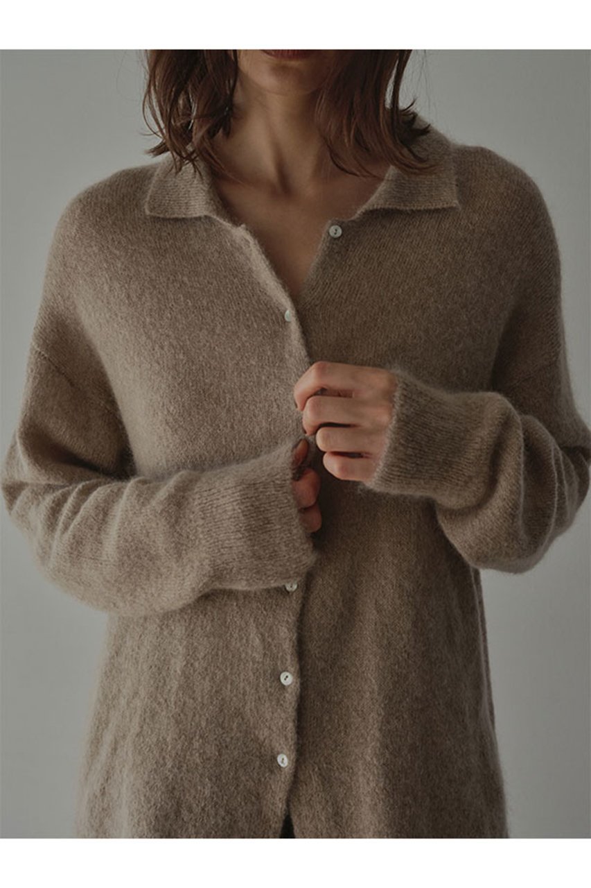 【エトレトウキョウ/ETRE TOKYO】のモヘヤニットシャツ 人気、トレンドファッション・服の通販 founy(ファニー) 　ファッション　Fashion　レディースファッション　Fashion for Women　トップス・カットソー　Cut & Sew Tops　ニット　Knit Tops & Sweaters　カーディガン・羽織り　Layered Style Cardigans　シャツ・ブラウス・オフィスカジュアル　Elegant Blouses & Button-Ups　おすすめ　Recommended / Our Picks　カーディガン　Cardigan, Knitwear　バランス　Balance, Style Balance　リラックス　Relax, Relaxed Fit　ロング　Long, Long-Length　ワイド　Wide, Wide Fit　防寒　Cold Protection, Winter-Ready　other-3|ID: prp329100004926604 ipo3291000000036966552