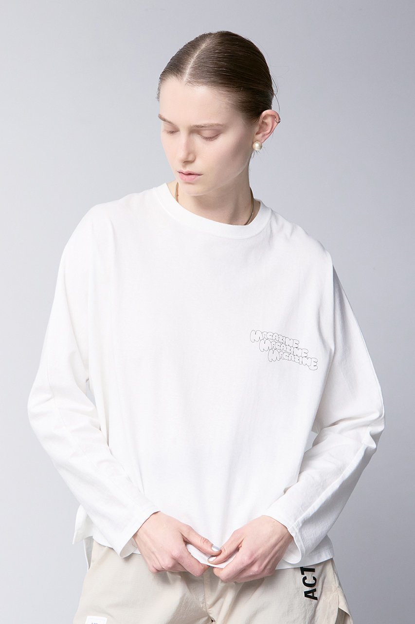 【サードマガジン/THIRD MAGAZINE】のスリーロゴロングスリーブT 人気、トレンドファッション・服の通販 founy(ファニー) 　ファッション　Fashion　レディースファッション　Fashion for Women　トップス・カットソー　Cut & Sew Tops　シャツ・ブラウス・オフィスカジュアル　Elegant Blouses & Button-Ups　ロングTシャツ・Tシャツ　Longline T-Shirts & Tees　カットソー・ベーシックTシャツ　Cut-and-Sewn Tops / Stretch Tees & Basics　スリーブ　Sleeve, Long Sleeve / Short Sleeve　ロング　Long, Long-Length　other-7|ID: prp329100004926609 ipo3291000000036966600