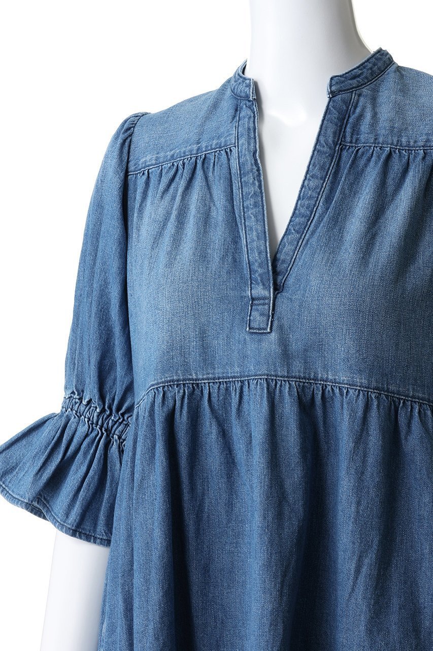 【ヘルシーデニム/Healthy Denim】のPapaya デニムワンピース 人気、トレンドファッション・服の通販 founy(ファニー) 　ファッション　Fashion　レディースファッション　Fashion for Women　ワンピース　Dresses　チュニック　Tunic Tops & Dresses　スリーブ　Sleeve, Long Sleeve / Short Sleeve　チュニック　Tunic, Long Top　デニム　Denim, Jeans Material　リゾート　Resort, Vacation Style　other-5|ID: prp329100004926619 ipo3291000000036966665