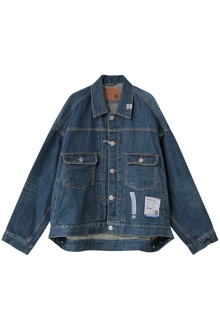 【メゾン ミハラヤスヒロ/Maison MIHARA YASUHIRO / MEN】の【MEN】【in-stru(men-tal).】HARD WASHED SELVAGE デニム ジャケット インテリア・キッズ・メンズ・レディースファッション・服の通販 founy(ファニー) https://founy.com/ ファッション Fashion メンズファッション Fashion for Men ジャケット Jacket, Outerwear デニム Denim, Jeans Material ビンテージ Vintage, Retro Style ブルゾン Blouson, Bomber Jacket ヘムライン Hemline, Bottom Cut |ID: prp329100004926625 ipo3291000000036966704