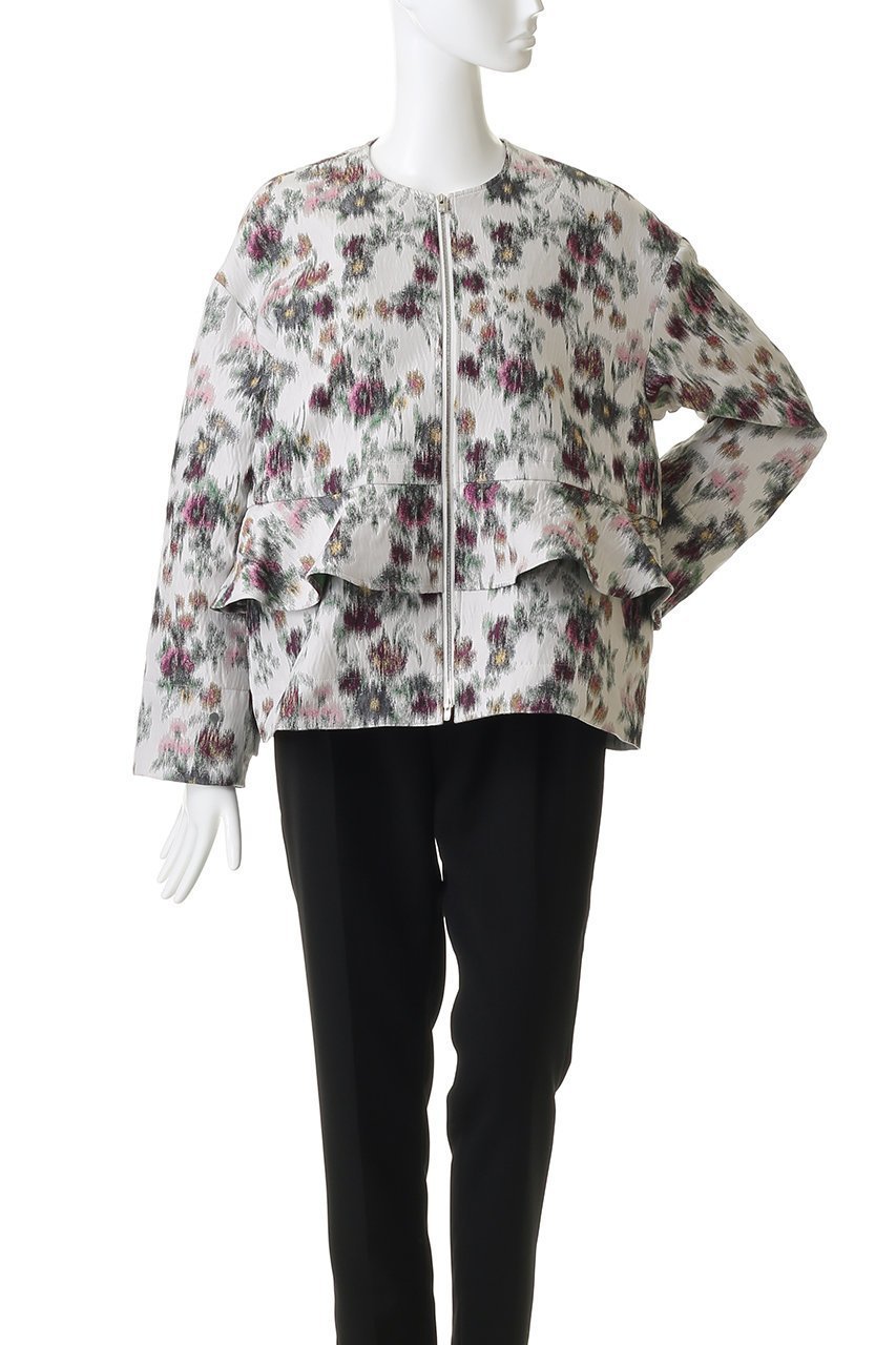【デパリエ/DEPAREILLE】のフラワージャカードジャケット 人気、トレンドファッション・服の通販 founy(ファニー) 　ファッション　Fashion　レディースファッション　Fashion for Women　アウター　Coat / Outerwear Collection　レディースジャケット・軽アウター　Jackets　ジャケット　Jacket, Outerwear　フラワー　Flower, Floral　フリル　Frill, Ruffle　other-2|ID: prp329100004926643 ipo3291000000036966852
