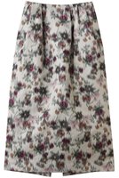 【デパリエ/DEPAREILLE】のフラワージャカードスカート 人気、トレンドファッション・服の通販 founy(ファニー) ファッション Fashion レディースファッション Fashion for Women スカート Skirts ロングスカート Long Skirts / Maxi & Midi Skirts ジャカード／ジャガード Jacquard, Woven Pattern ジュエリー Jewelry, Accessories スリット Slit, Slit Detail フラワー Flower, Floral プリント Print, Printed Pattern ロング Long, Long-Length |ID:prp329100004926647