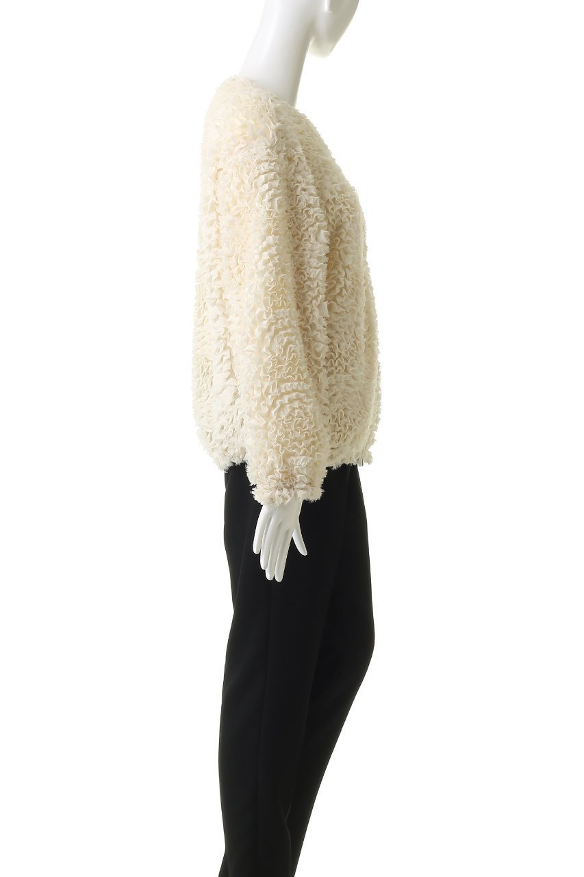 【ヘルノ/HERNO】のフリル ノーカラーブルゾン 人気、トレンドファッション・服の通販 founy(ファニー) 　ファッション　Fashion　レディースファッション　Fashion for Women　アウター　Coat / Outerwear Collection　レディースジャケット・軽アウター　Jackets　ブルゾンジャケット・スポーティアウター　Blouson Jackets　ジャケット　Jacket, Outerwear　ジョーゼット　Georgette, Semi-Sheer Fabric　フリル　Frill, Ruffle　ブルゾン　Blouson, Bomber Jacket　other-3|ID: prp329100004926648 ipo3291000000036966896