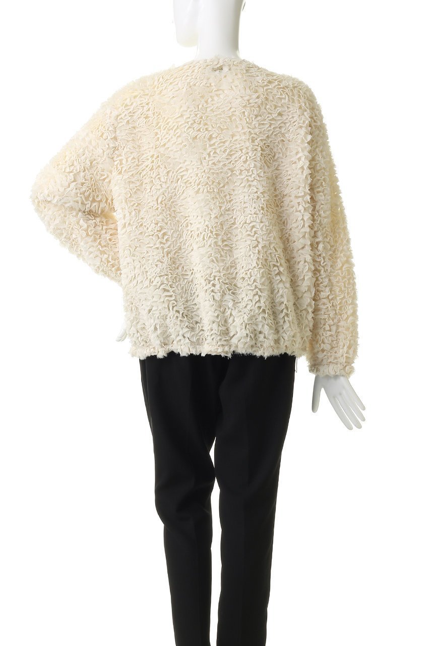 【ヘルノ/HERNO】のフリル ノーカラーブルゾン 人気、トレンドファッション・服の通販 founy(ファニー) 　ファッション　Fashion　レディースファッション　Fashion for Women　アウター　Coat / Outerwear Collection　レディースジャケット・軽アウター　Jackets　ブルゾンジャケット・スポーティアウター　Blouson Jackets　ジャケット　Jacket, Outerwear　ジョーゼット　Georgette, Semi-Sheer Fabric　フリル　Frill, Ruffle　ブルゾン　Blouson, Bomber Jacket　other-4|ID: prp329100004926648 ipo3291000000036966897