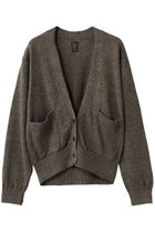 【バトナー/BATONER】のウォッシュドハイカウントリネン Vネックニットカーディガン 人気、トレンドファッション・服の通販 founy(ファニー) ファッション Fashion レディースファッション Fashion for Women トップス・カットソー Cut & Sew Tops ニット Knit Tops & Sweaters カーディガン・羽織り Layered Style Cardigans Vネックトップス V-Neck Tops / V-Cut Neckline Shirts なめらか Smooth, Silky Texture カーディガン Cardigan, Knitwear リネン Linen, Linen Fabric thumbnail ブラウン|ID: prp329100004926652 ipo3291000000036966926