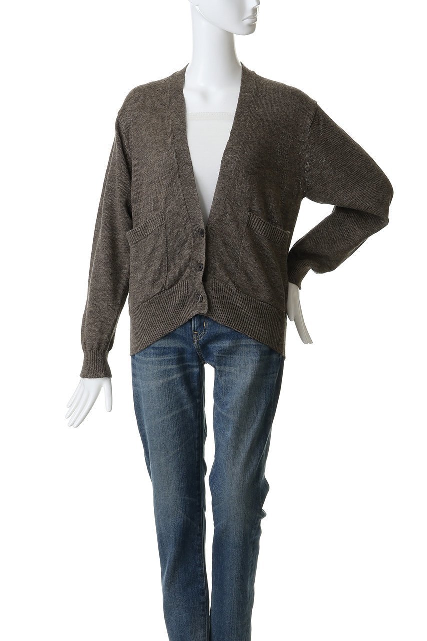 【バトナー/BATONER】のウォッシュドハイカウントリネン Vネックニットカーディガン 人気、トレンドファッション・服の通販 founy(ファニー) 　ファッション　Fashion　レディースファッション　Fashion for Women　トップス・カットソー　Cut & Sew Tops　ニット　Knit Tops & Sweaters　カーディガン・羽織り　Layered Style Cardigans　Vネックトップス　V-Neck Tops / V-Cut Neckline Shirts　なめらか　Smooth, Silky Texture　カーディガン　Cardigan, Knitwear　リネン　Linen, Linen Fabric　other-2|ID: prp329100004926652 ipo3291000000036966928