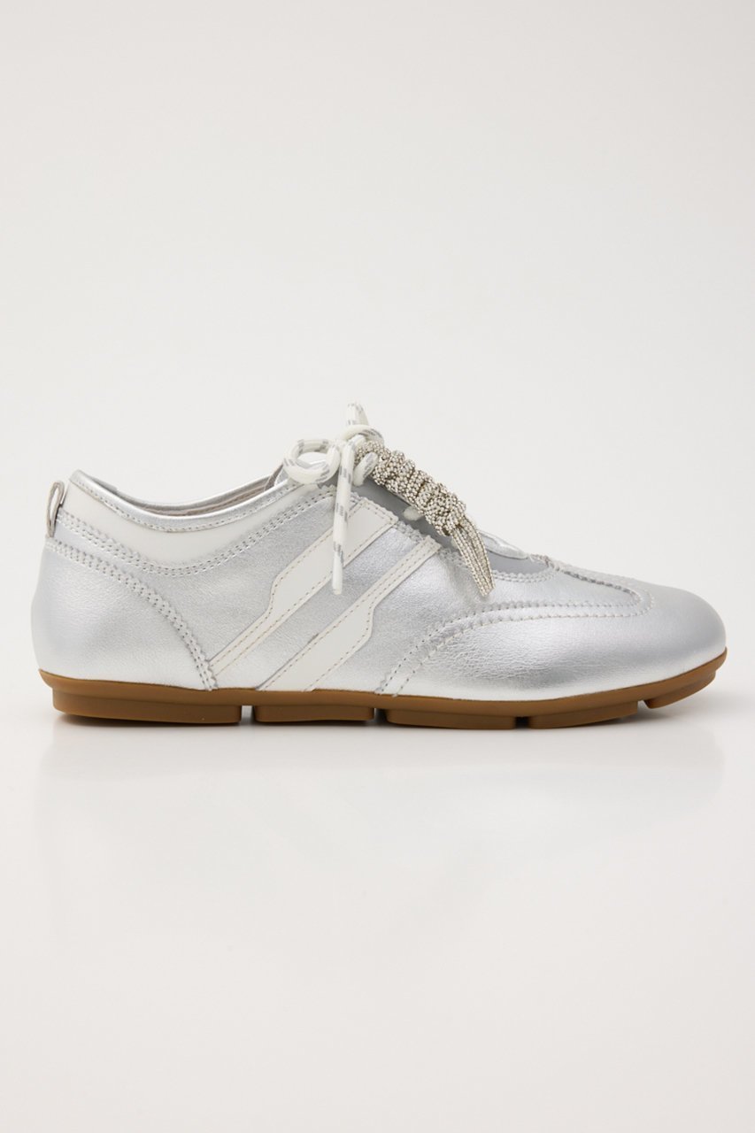 【スタッカート/STACCATO】のオブリークトゥチャームコンビスニーカー 人気、トレンドファッション・服の通販 founy(ファニー) 　ファッション　Fashion　レディースファッション　Fashion for Women　コンビ　Combo, Combination Style　ストーン　Stone, Gem-Like　スニーカー　Sneakers, Trainers　チャーム　Charm, Pendant　ツイスト　Tweed, Tweed Fabric　トレンド　Trend, Trending Now　フォルム　Silhouette, Form　other-3|ID: prp329100004926674 ipo3291000000036967084