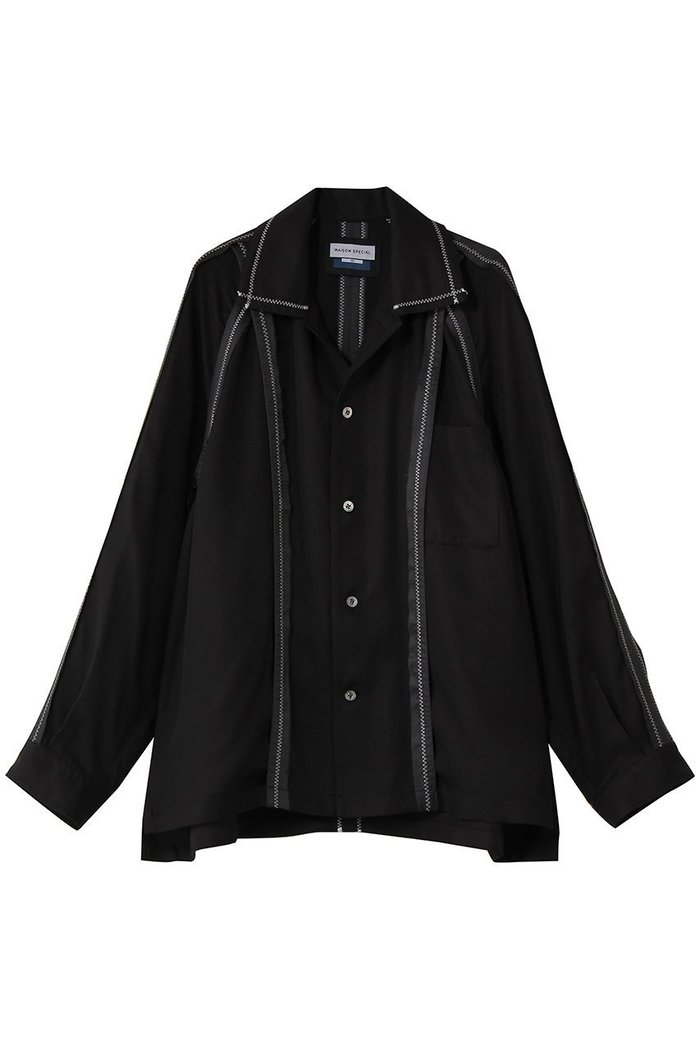 【メゾンスペシャル/MAISON SPECIAL】の【UNISEX】インサイドアウト オープンカラーシャツL/S インテリア・キッズ・メンズ・レディースファッション・服の通販 founy(ファニー) https://founy.com/ ファッション Fashion レディースファッション Fashion for Women トップス・カットソー Cut & Sew Tops シャツ・ブラウス・オフィスカジュアル Elegant Blouses & Button-Ups ユニセックス Unisex, Genderless なめらか Smooth, Silky Texture スリーブ Sleeve, Long Sleeve / Short Sleeve ロング Long, Long-Length |ID: prp329100004926679 ipo3291000000036967125