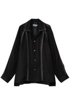 【メゾンスペシャル/MAISON SPECIAL】の【UNISEX】インサイドアウト オープンカラーシャツL/S 人気、トレンドファッション・服の通販 founy(ファニー) ファッション Fashion レディースファッション Fashion for Women トップス・カットソー Cut & Sew Tops シャツ・ブラウス・オフィスカジュアル Elegant Blouses & Button-Ups ユニセックス Unisex, Genderless なめらか Smooth, Silky Texture スリーブ Sleeve, Long Sleeve / Short Sleeve ロング Long, Long-Length thumbnail BLK(ブラック)|ID: prp329100004926679 ipo3291000000036967126