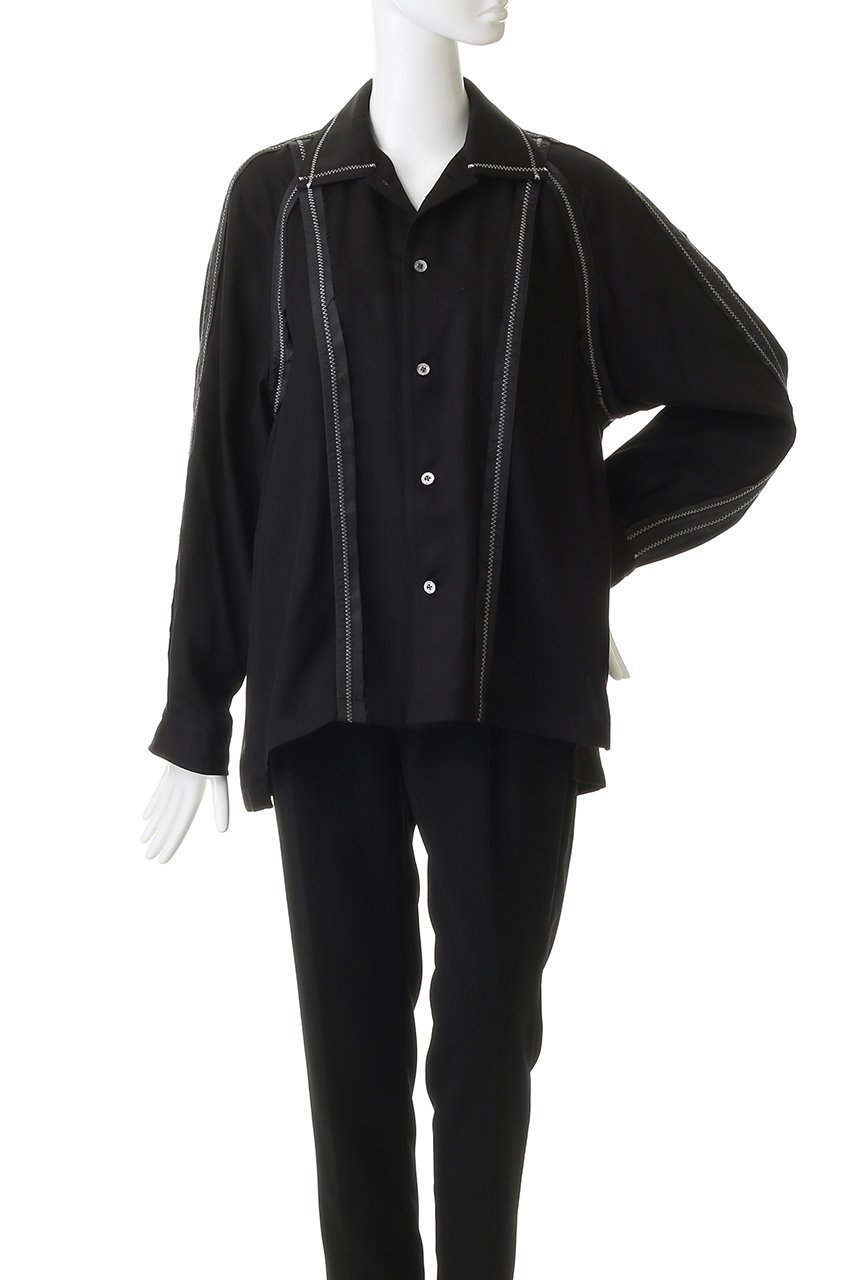 【メゾンスペシャル/MAISON SPECIAL】の【UNISEX】インサイドアウト オープンカラーシャツL/S 人気、トレンドファッション・服の通販 founy(ファニー) 　ファッション　Fashion　レディースファッション　Fashion for Women　トップス・カットソー　Cut & Sew Tops　シャツ・ブラウス・オフィスカジュアル　Elegant Blouses & Button-Ups　ユニセックス　Unisex, Genderless　なめらか　Smooth, Silky Texture　スリーブ　Sleeve, Long Sleeve / Short Sleeve　ロング　Long, Long-Length　other-2|ID: prp329100004926679 ipo3291000000036967127