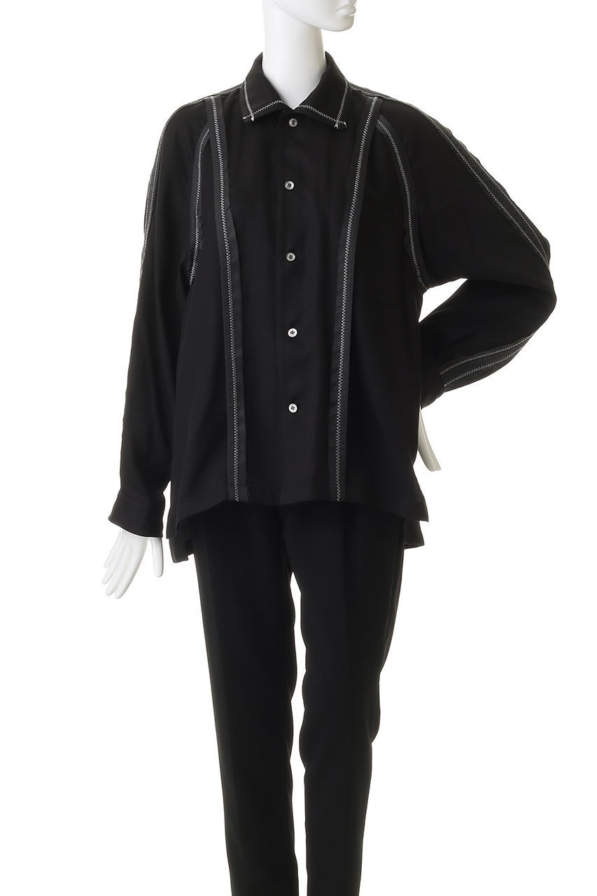 【メゾンスペシャル/MAISON SPECIAL】の【UNISEX】インサイドアウト オープンカラーシャツL/S 人気、トレンドファッション・服の通販 founy(ファニー) 　ファッション　Fashion　レディースファッション　Fashion for Women　トップス・カットソー　Cut & Sew Tops　シャツ・ブラウス・オフィスカジュアル　Elegant Blouses & Button-Ups　ユニセックス　Unisex, Genderless　なめらか　Smooth, Silky Texture　スリーブ　Sleeve, Long Sleeve / Short Sleeve　ロング　Long, Long-Length　other-6|ID: prp329100004926679 ipo3291000000036967131