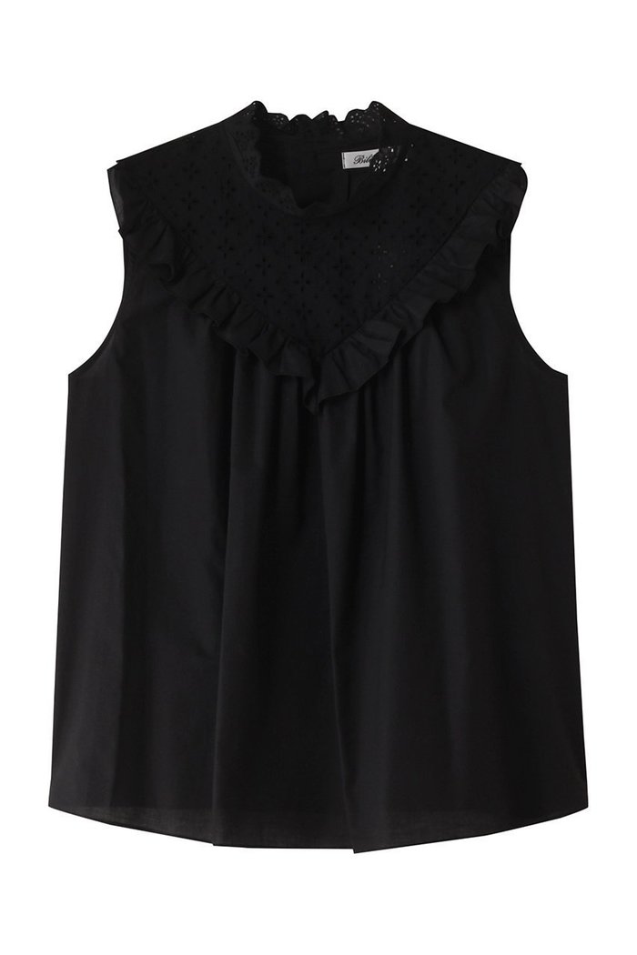 【ビリティス ディセッタン/Bilitis dix-sept ans】のハイネックレースブラウス インテリア・キッズ・メンズ・レディースファッション・服の通販 founy(ファニー) https://founy.com/ ファッション Fashion レディースファッション Fashion for Women トップス・カットソー Cut & Sew Tops キャミソール&ノースリーブ Camisoles & Sleeveless Tops シャツ・ブラウス・オフィスカジュアル Elegant Blouses & Button-Ups シンプル Simple, Minimal ノースリーブ Sleeveless, No-Sleeve ハイネック High Neck, Mock Neck フェミニン Feminine, Girly |ID: prp329100004926685 ipo3291000000036967173